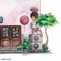 1989 Dot Matrix Lane -The Yetee Shop 1988 4