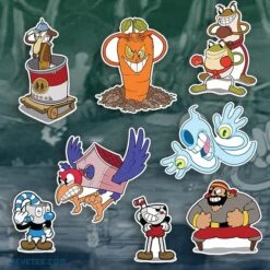 Cuphead Stickers