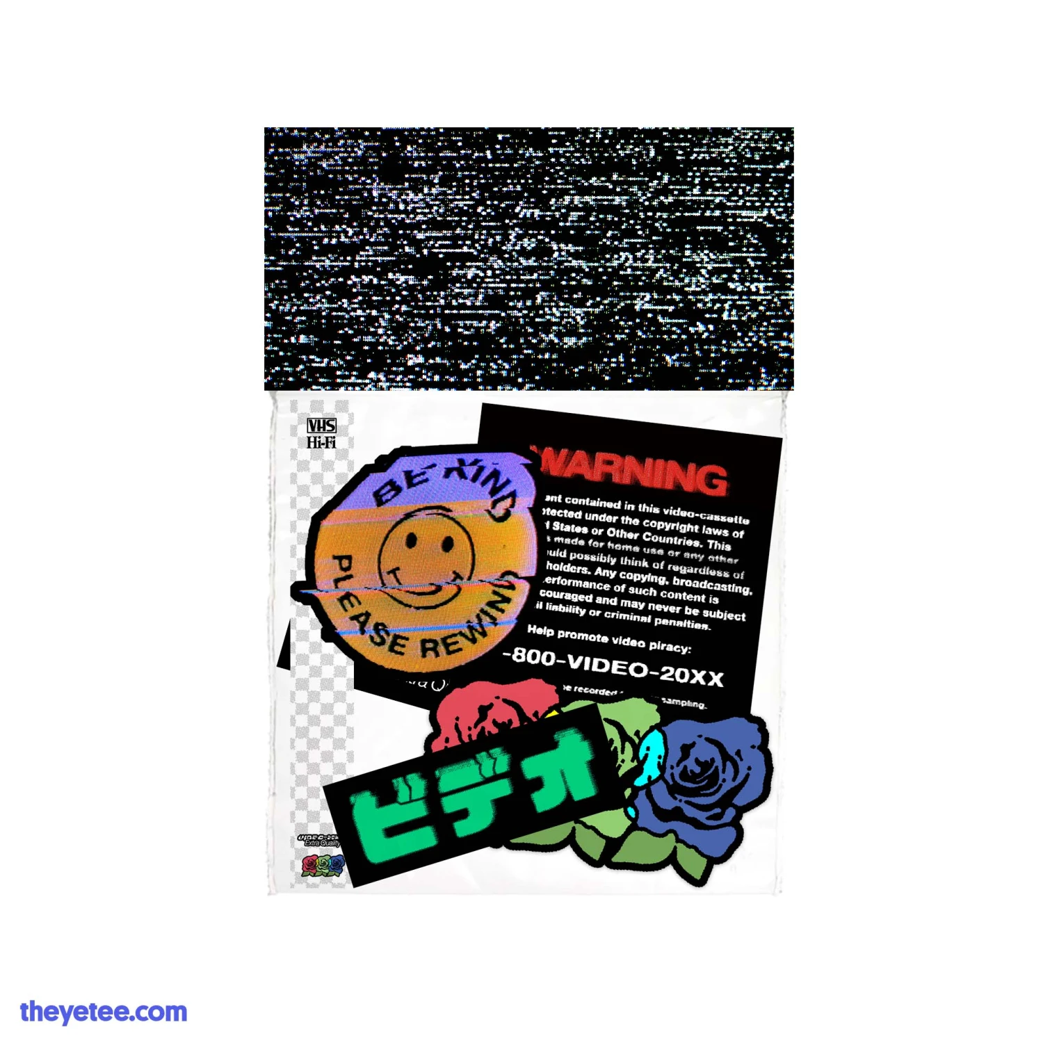 VHS Sticker Pack 3 VHS Sticker Pack