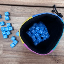 Upcycling Colorblock Dice Bag 5 Upcycling Colorblock Dice Bag -The Yetee Shop ColorBlock02