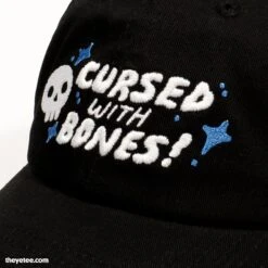 Cursed With Glowing Bones Hat -The Yetee Shop Cursed with bones PH 02