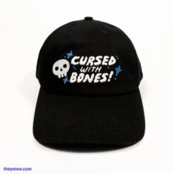 Cursed With Glowing Bones Hat -The Yetee Shop Cursed with bones PH 04