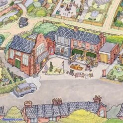 Village Print -The Yetee Shop GooseMap2