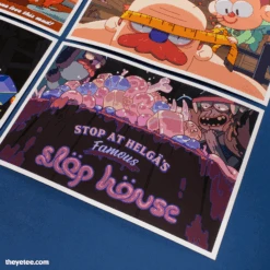 Epic Adventures Await -The Yetee Shop Grindstone Postcards PH04