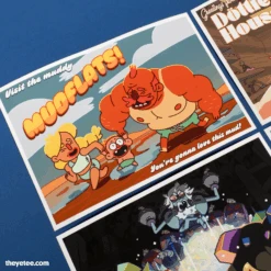 Epic Adventures Await -The Yetee Shop Grindstone Postcards PH05