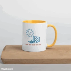 Don't Talk To Me Mug 9 Don't Talk To Me Mug -The Yetee Shop LOGBACK