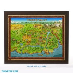 Stardew Valley Map -The Yetee Shop MAP frame 646b13b1 aa13 44d7 82e4 b6c00c926217