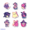 Magical Familiars Sticker Pack -The Yetee Shop MagicalFamiliarsStickerPackMockup A