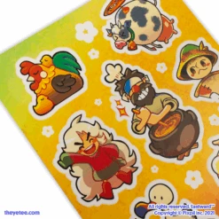 Octopia Sticker Sheet -The Yetee Shop Octopia Stickersheet PH04 NEW