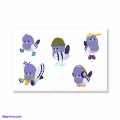 Pigeons -The Yetee Shop Pigeons MockupC