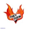They/Them Patch -The Yetee Shop TheyThem Patch PH01
