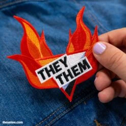 They/Them Patch 7 They/Them Patch -The Yetee Shop TheyThem Patch PH02