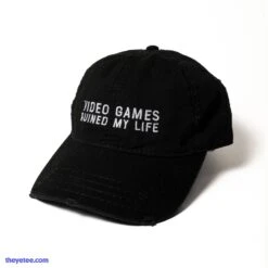 Video Games Ruined My Life Hat 9 Video Games Ruined My Life Hat -The Yetee Shop VGH PH02