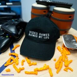 Video Games Ruined My Life Hat 8 Video Games Ruined My Life Hat -The Yetee Shop VGH PH03