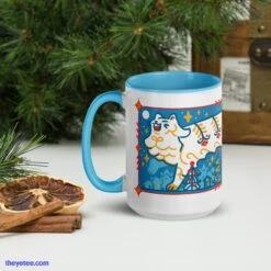 Yule Cat Mug -The Yetee Shop WinterMug 5