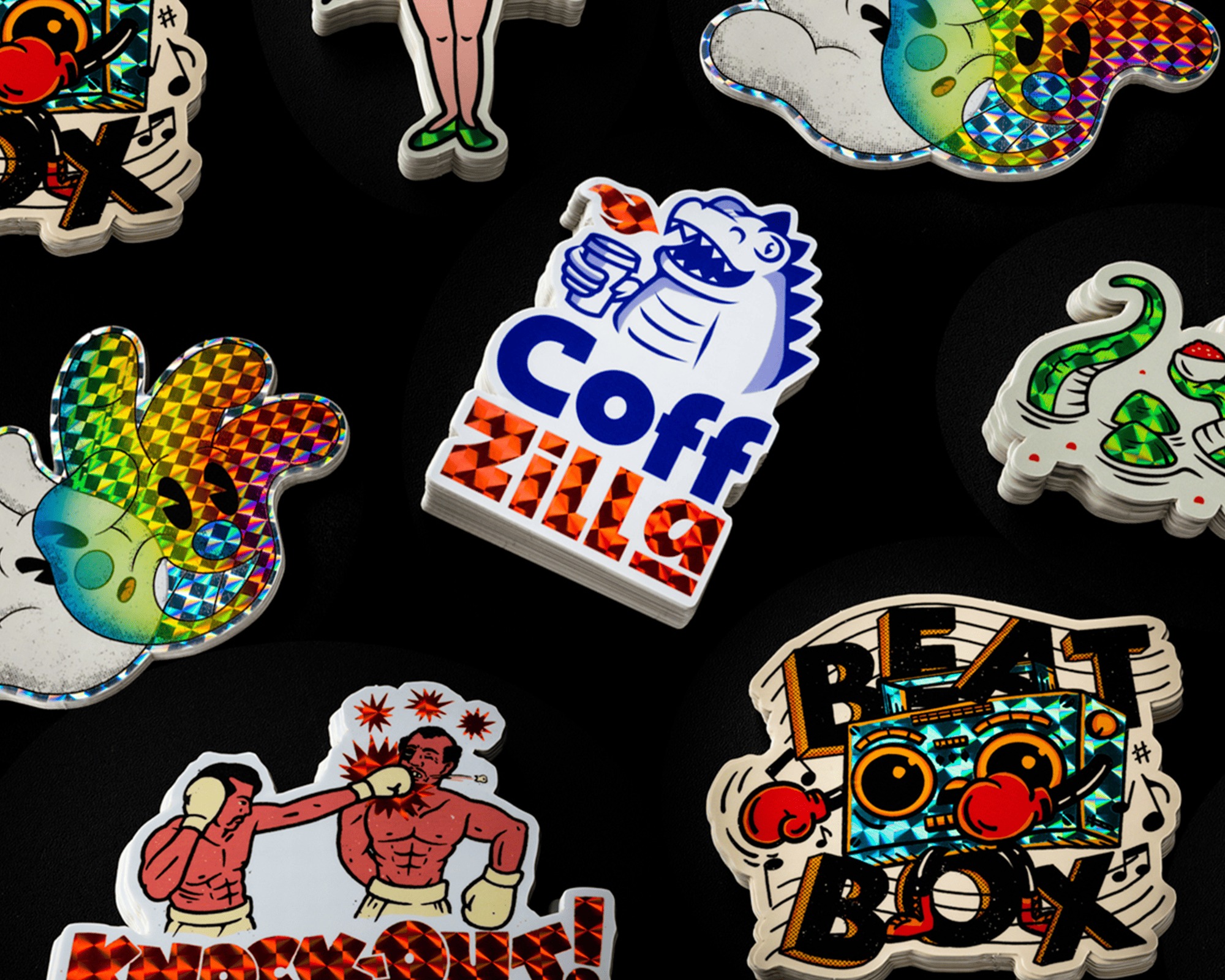 Front Page -The Yetee Shop many prismatic stickerapp social